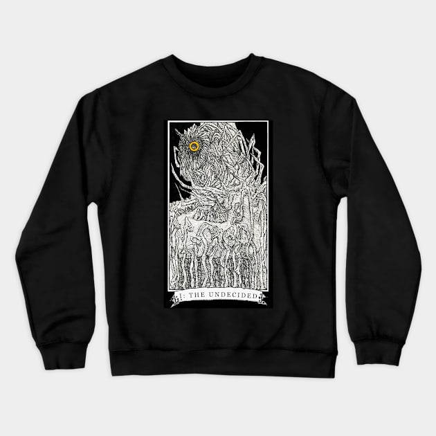 The Undecided - The Tarot Restless Crewneck Sweatshirt by WinslowDumaine